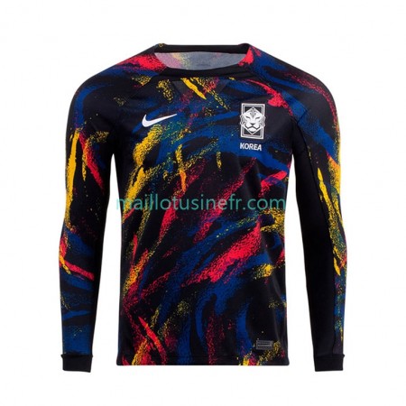 Maillot de Foot Corée du Sud Extérieur Coupe du monde 2022 Manches Longues Maillot de Foot Corée du Sud Extérieur Coupe du monde 2022 Manches Longues